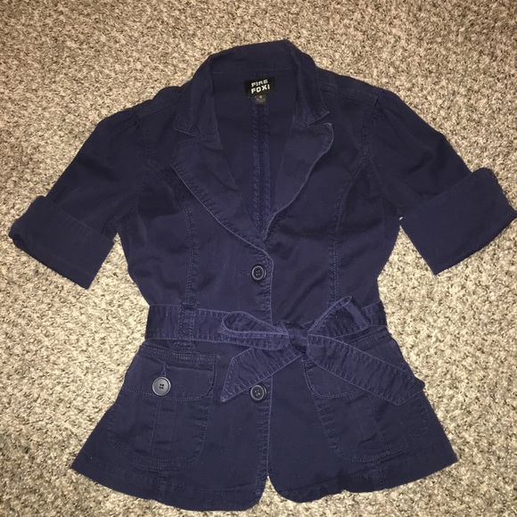 FIRE FOXI Navy Blazer - Picture 1 of 7